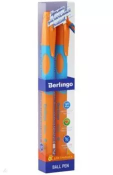 Ручка шариковая Initial, для правшей, 0,7 мм., синяя, 2 штуки