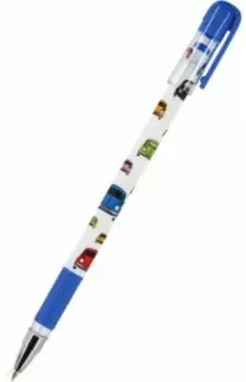 Ручка шариковая MW. Яркие машинки, 0.5мм, синяя (20-0240/15)