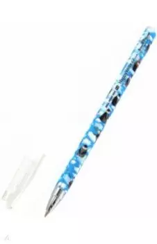 Ручка шариковая Пингвины, синяя