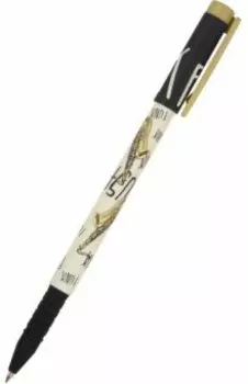 Ручка шариковая Золотой саксофон, синяя