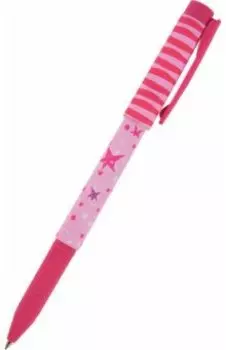 Ручка шариковая Звездочки, синий