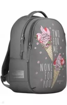 Рюкзак эргономичный суперлёгкий МОРОЖЕНОЕ, серый