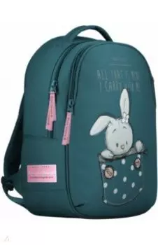 Рюкзак эргономичный суперлёгкий ЗАЙКА, бирюзовый