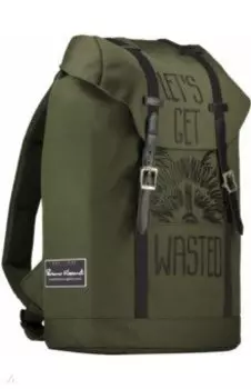 Рюкзак городской Pocket. Енот, темно-зеленый