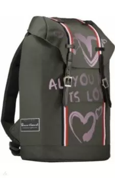 Рюкзак городской Влюблённые сердца, темно-серый