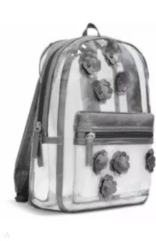 Рюкзак "Графитовые цветы" (прозрачный) (49260)