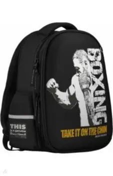 Рюкзак-капсула Бокс, черный с эргономичной спинкой