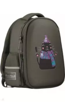 Рюкзак-капсула Cат, темно-серый с эргономичной спинкой