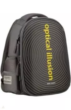 Рюкзак-капсула Круги, серый с эргономичной спинкой