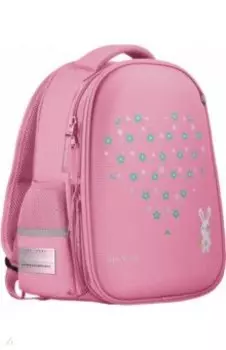 Рюкзак-капсула, светло-розовый, с эргономичной спинкой, ЗАЙКА