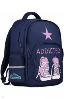 Рюкзак Кеды розовые, синий с эргономичной спинкой