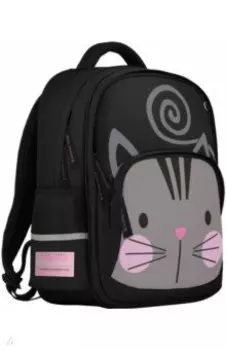 Рюкзак Киска моя!, черный с эргономичной спинкой
