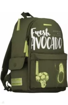 Рюкзак молодежный АВОКАДО. СЕЛФИ, темно-зеленый