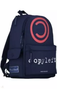 Рюкзак молодежный Copyleft, синий