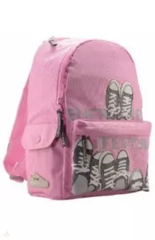 Рюкзак молодежный Кеды-моя жизнь, светло-розовый