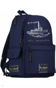 Рюкзак молодежный Морской стиль-3, синий