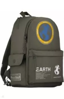 Рюкзак молодежный Планета Земля, темно-серый
