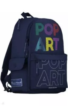 Рюкзак молодежный POP ART, синий