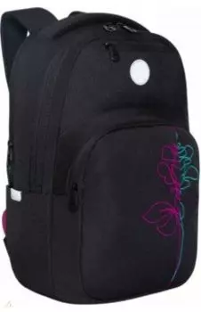 Рюкзак молодежный женский, черный