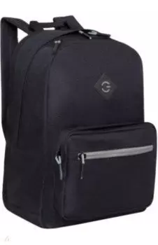 Рюкзак мужской, черный с серым