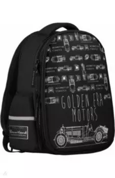 Рюкзак-облегченная капсула с эргономической спинкой АВТОМОБИЛЬ, черный