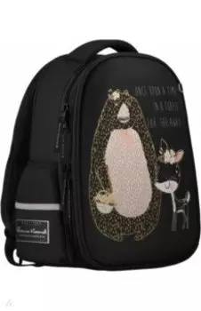 Рюкзак-облегченная капсула WOODLAND, черный с эргономичной спинкой