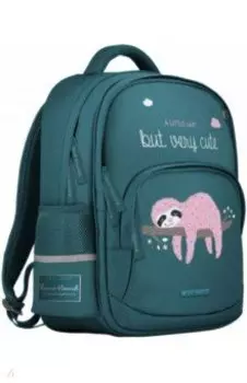 Рюкзак PINK SLOTH, бирюзовый с эргономичной спинкой