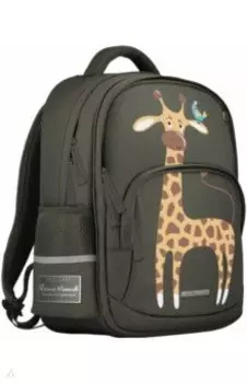 Рюкзак с эргономической спинкой ЖИРАФ, темно-серый