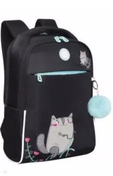 Рюкзак школьный, черный