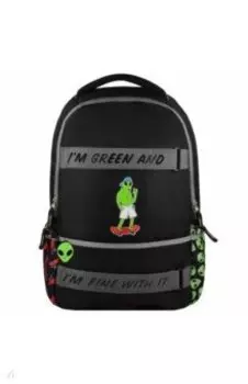 Рюкзак школьный Инопланетянин, 32x42x14 см, 1 отделение