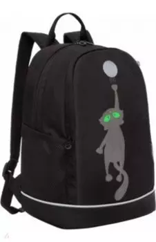 Рюкзак школьный женский, черный