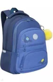 Рюкзак школьный женский, синий