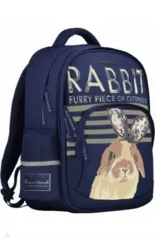 Рюкзак синий, с эргономичной спинкой, GIRL