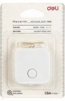 Рулетка канцелярская, белая