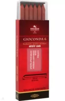 Сангина для цанговых карандашей Gioconda 4373, 6 штук
