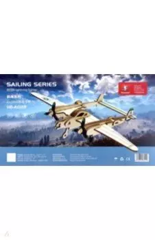 Сборная деревянная модель Истребитель P-38