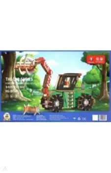 Сборная деревянная модель Лесотехническая машина