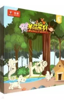 Сборная деревянная модель Набор животных