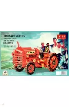 Сборная деревянная модель Трактор