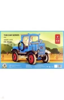 Сборная деревянная модель Трактор