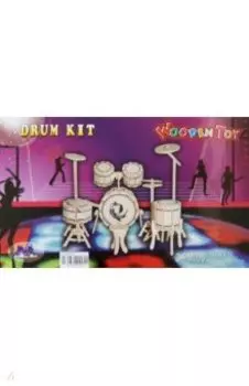 Сборная деревянная модель Ударная установка