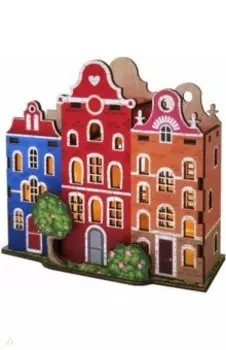 Сборная модель с подсветкой "Европейская улочка"