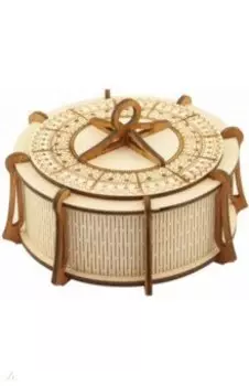 Сборная модель Шкатулка круг