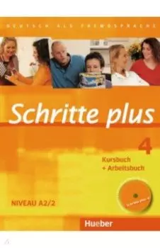Schritte plus 4. A2/2. Kursbuch + Arbeitsbuch mit Audio-CD zum Arbeitsbuch und interaktiven bungen