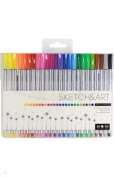 Скетч-линеры Sketch&Art, 24 цвета