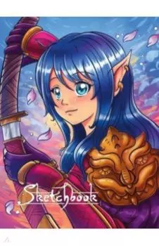 Скетчбук Аниме. Воин ветра, 80 листов, А5