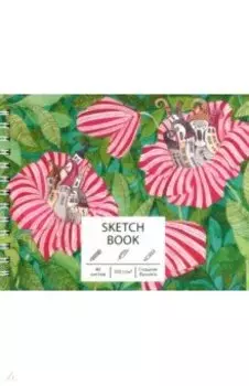 Скетчбук Цветочные города, А6+, 40 листов