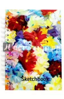 Скетчбук Цветы, 100 листов, А5