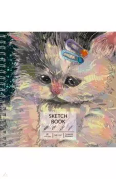 Скетчбук Сладкая булочка, 40 листов