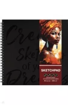 Скетчпад Девушка, 40 листов